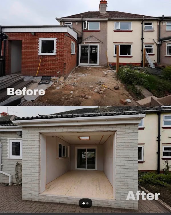 Before and after — KTCS Construction renovation project