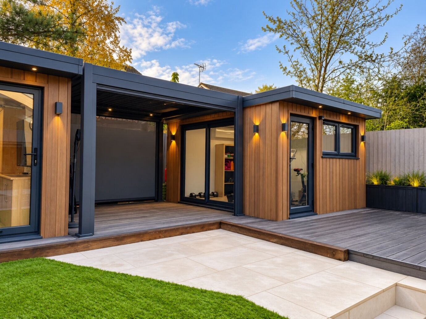 Luxury Garden Room & Landscaping in Edgware, HA8